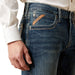 Ariat Mens M4 Boundary Boot Cut Jean Color Gulch Blue