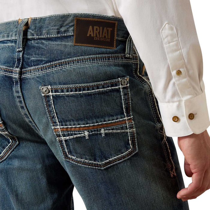 Ariat Mens M4 Coltrane Boot Cut Jean Color Durango Blue