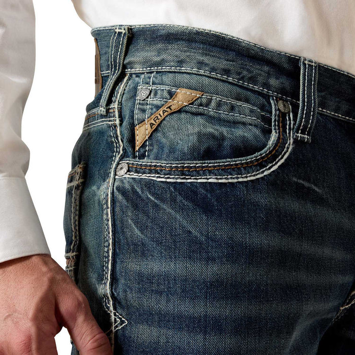 Ariat Mens M4 Coltrane Boot Cut Jean Color Durango Blue