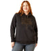 Ariat Womens Berber Snap Front Sweatshirt Color black