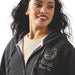 Ariat Womens Stitched Horseshoe Full Zip Hoodie Color Charcoal Heather