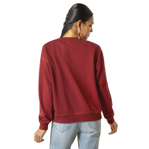 Ariat Womens Lasso Sweatshirt, Color Cabernet