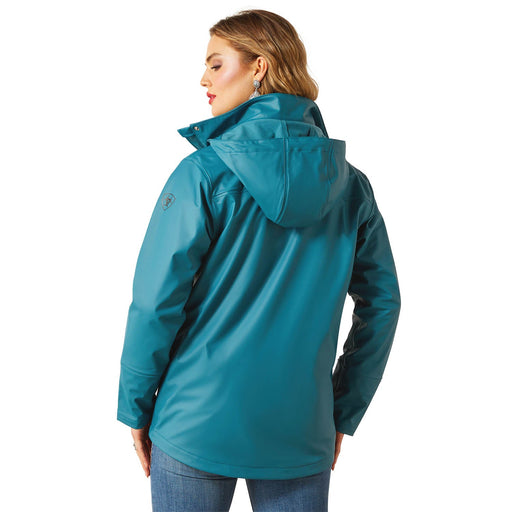 Ariat Womens Drizzle Rain Slicker Color Dragonfly Teal