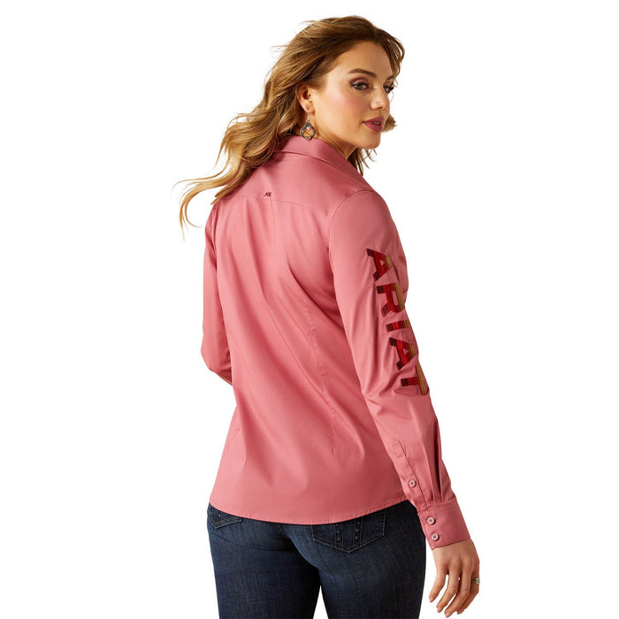 Ariat Womens Team Kirby Shirt Color Mauvewood