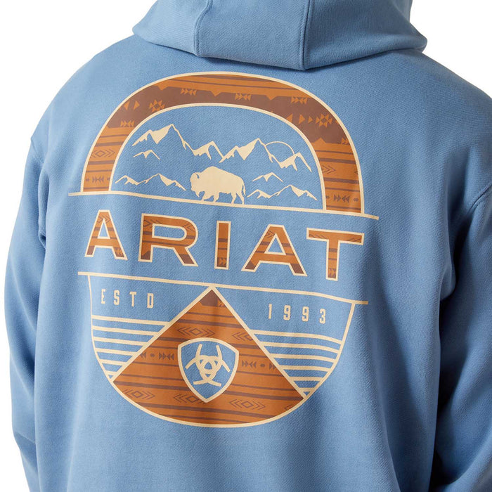 Ariat Mens Hoodie Color Blue