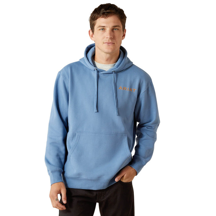 Ariat Mens Hoodie Color Blue