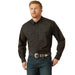 Ariat Mens Wrinkle Free Refines Slub Shirt Color Black