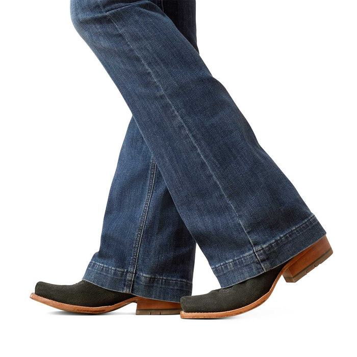 Ariat Womens Bessie Perfect Rise Slim Trouser Jeans Color blue