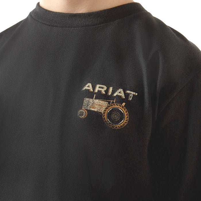 Ariat Boys Short Sleeve Tee, Color Black
