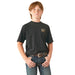 Ariat Boys Short Sleeve Tee, Color Black
