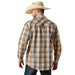 Ariat Mens Pro Series Classic Long Sleeve Snap Shirt Color Brown
