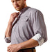 Ariat Mens VentTek Outbound Long Sleeve Shirt Color Gray