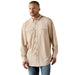 Ariat Mens VentTek Outbound Long Sleeve Shirt Color Tan