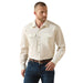 Ariat Mens Wrinkle Free Long Sleeve Snap Shirt Color White
