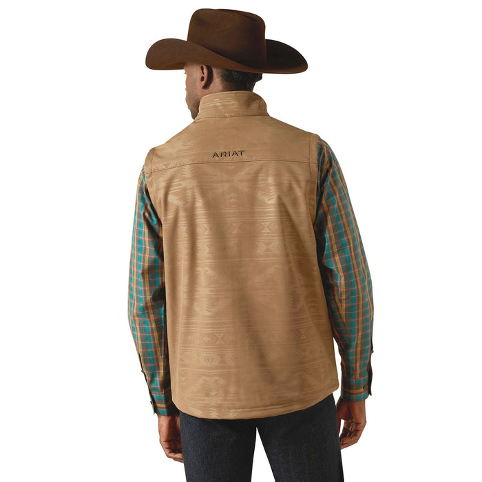 Ariat Mens Vernon Softshell Vest Color Khaki
