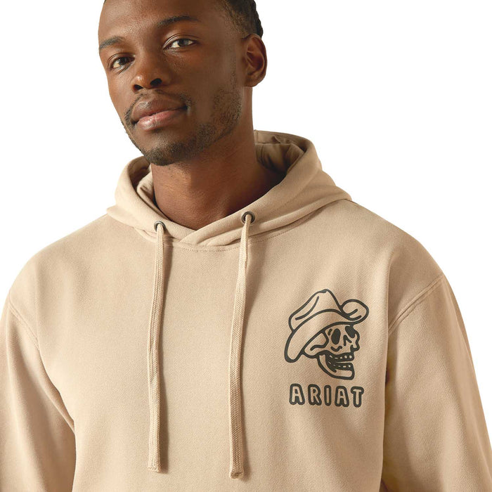 Ariat Drinking Buddies Hoodie Color Beige