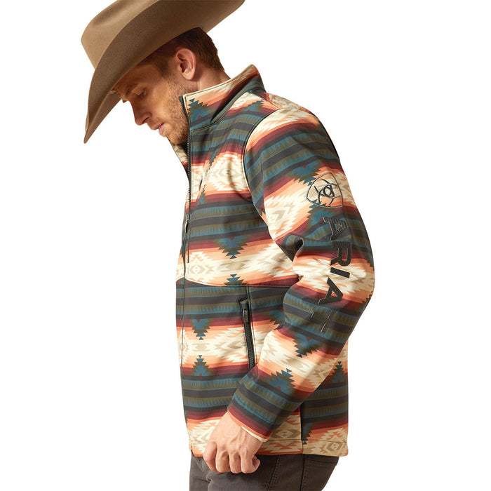 Ariat Mens Logo Softshell Jacket Color multi