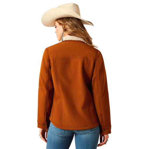 Ariat Womens Berber Back Softshell Jacket Color Green