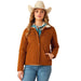 Ariat Womens Berber Back Softshell Jacket Color Green