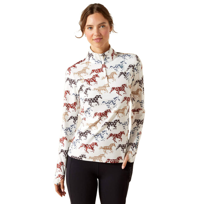 Ariat Womens Lowell 3.0 1/4 Zip Baselayer Color Multi