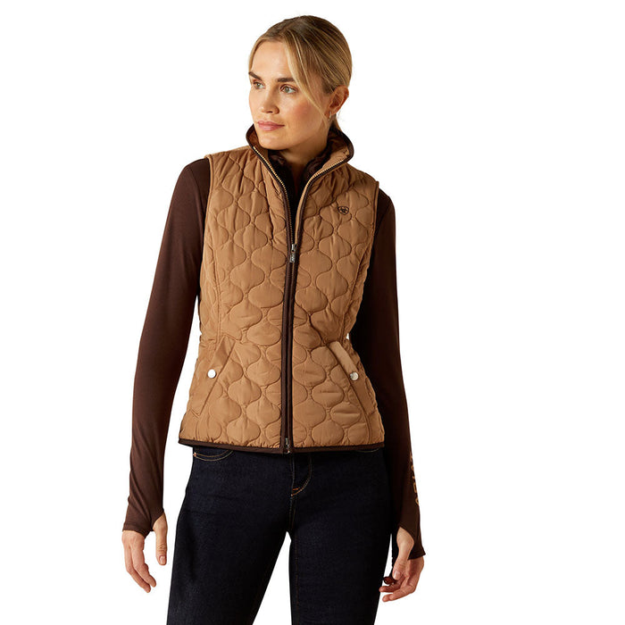 Ariat Womens Ashley 2.0 Insulated Vest Color Brown