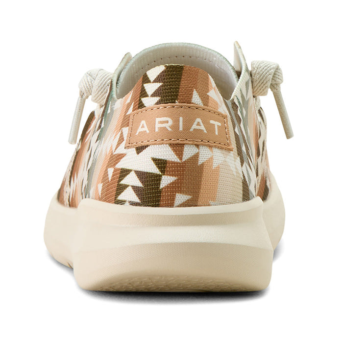 Ariat Womens Hilo Shoe, Natural Southwest Print, 6 Color Multi
