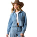 Ariat Womens Cropped Denim Shirt Color Alameda