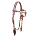 Latigo and Rawhide Futurity Leather Headstall Color Latigo