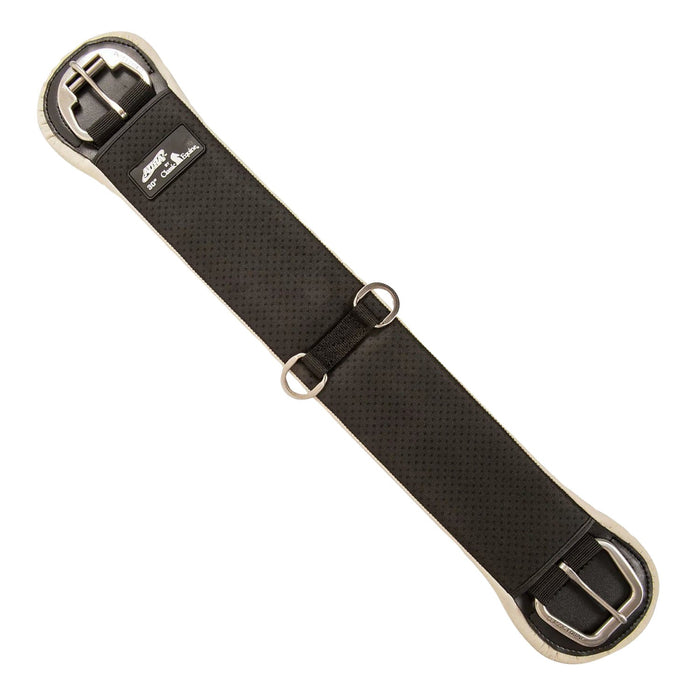 Classic Equine Aura Performance Air Flow Cinch, Straight Color Black