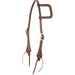 Martin Saddlery Weave Stamped Slip Ear Headstall Color Brown