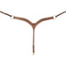 Martin Saddlery Breast Collar with Dark Framed Diamond Tooling Color Brown