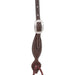 Martin Saddlery Browband Headstall with Rosette Strings Color Brown