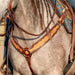 Martin Saddlery 2.5 Breast Collar with Scroll Tooling Color Brown