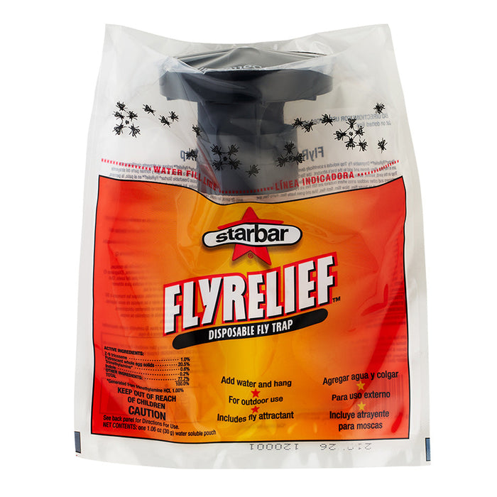 FLYRELIEF DISPOSABLE FLY TRAP  