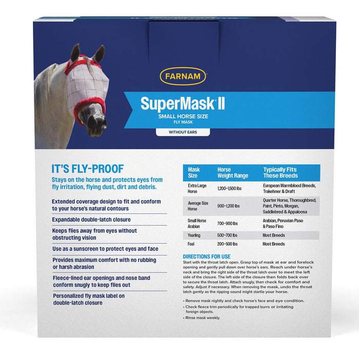Farnam SuperMask II Horse Fly Mask without Ears