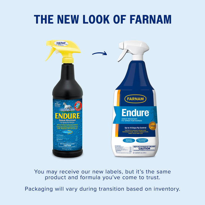 Farnam Endure Sweat-Resistant Fly Control Spray for Horses