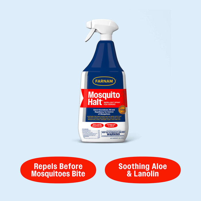 Mosquito Halt Repellent Spray for Horses, 32 oz