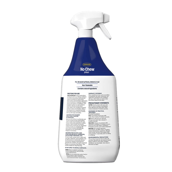 Farnam No Chew Chewing/Cribbing Deterrent, 32 oz Spray