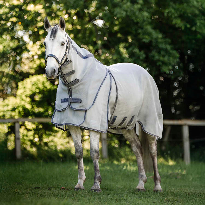 Rambo Optimo Protector Plus Fly Sheet with Detachable Hood for Horses