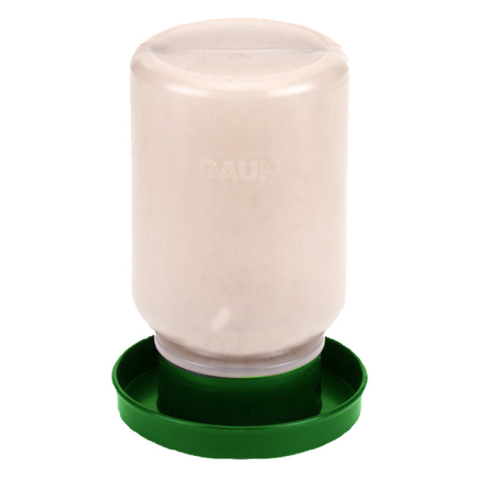 PLASTIC CHICK DRINKER 1 L. (RECYCLED)(2 parts bottle/base) Size 1 Liter