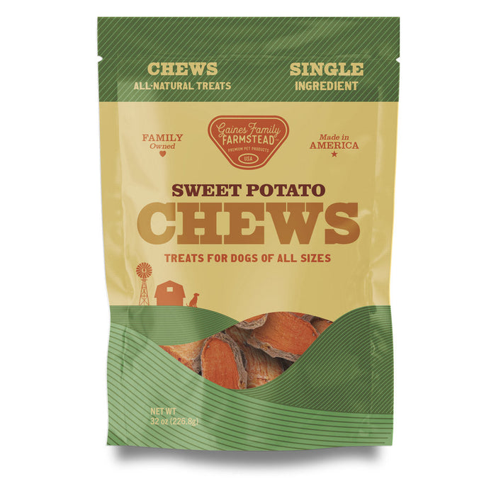 Sweet Potato Dog Chews – All Natural, Single Ingredient, Grain Free Treats for Dogs of All Sizes