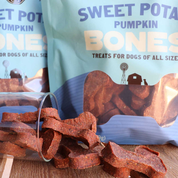 Sweet Potato Bones Dog Treats – All Natural, Limited Ingredient, Oven-Baked, Made in USA