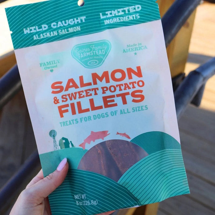 All Natural Meat & Sweet Potato Fillets Dog Treats – Limited Ingredient, Made in USA
