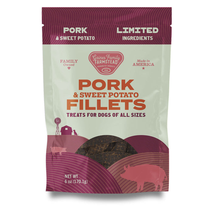 All Natural Meat & Sweet Potato Fillets Dog Treats – Limited Ingredient, Made in USA
