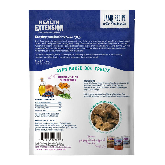 Health Extension Grain Free Oven Baked Salmon Recipe with Kale Dog Treats 6oz Size 6oz