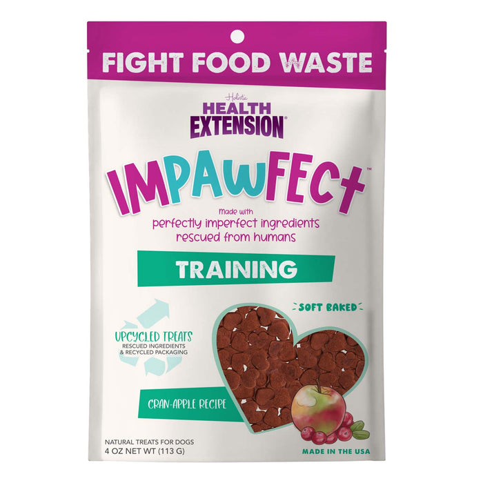 Health Extension Impawfect Bacon Recipe Training Treats for Dogs and Puppies 4oz Size 4oz
