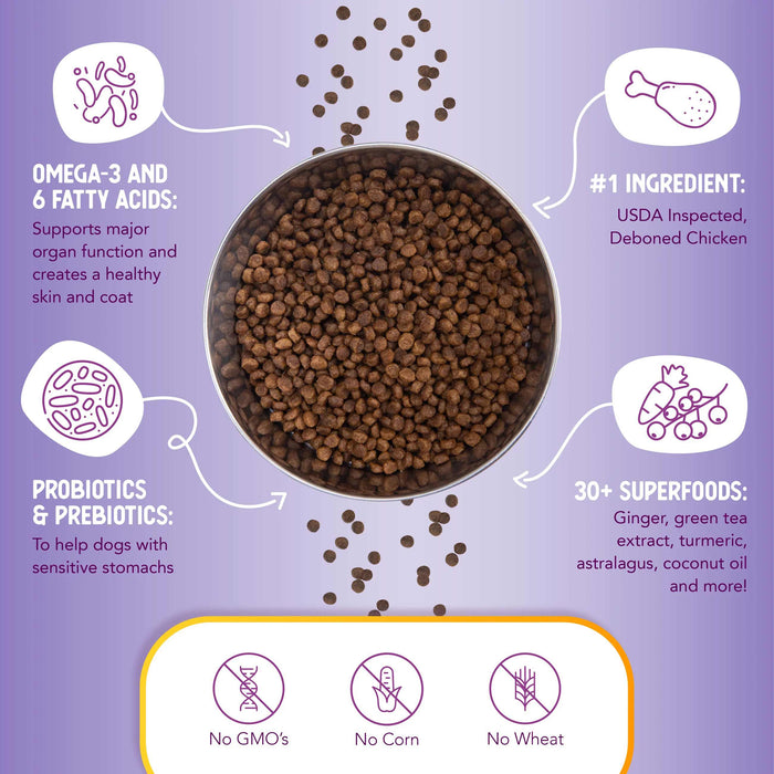 Health Extension Little Bites Chicken & Brown Rice Recipe Small Breed Dry Dog Food