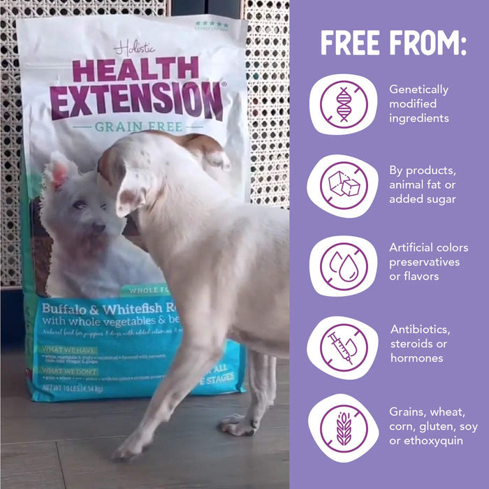 Health Extension Grain-Free Venison Little Bites Small Breed Dry Dog Food