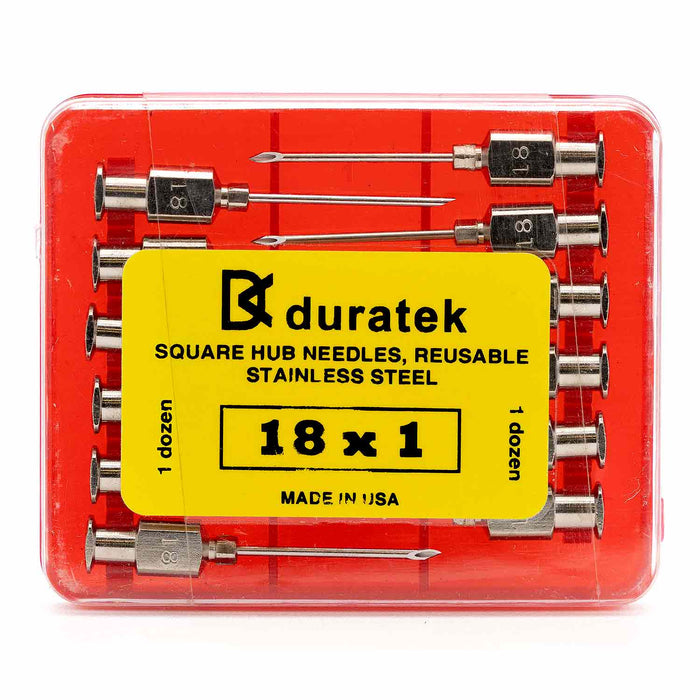 Jeffers Stainless Steel Veterinary Needles, 12 Pack