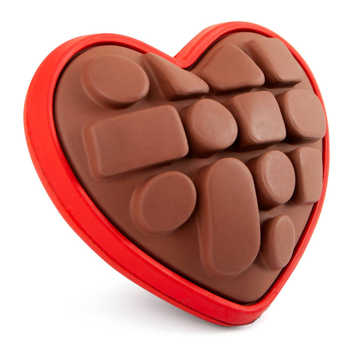 Jeffers Natural Rubber Box of Chocolates Dog Chew Toy for Medium-Chewers